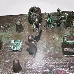 Bronze model of a cult place for ceremony of the rising of the sun, c1150 BC