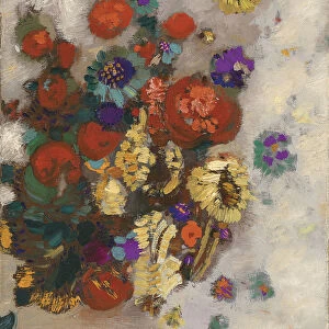 Bunch of Flowers. Creator: Redon, Odilon (1840-1916)