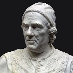 Bust of Pope Clement XIV. Artist: Christopher Hewetson