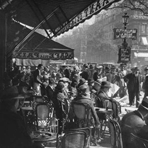 Cafe de la Paix, Paris, 1937. Artist: Martin Hurlimann