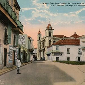 Calle Empedrado, Old Havana, Cuba, c1920