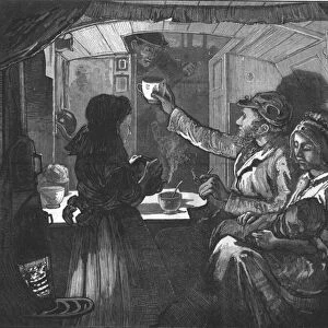 Canal Life - Tea Time on a Monkey Boat, 1874. Artist: William Bazett Murray