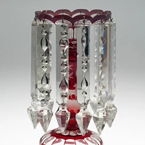 Candelabra, Bohemia, c. 1840 / 50. Creator: Bohemia Glass