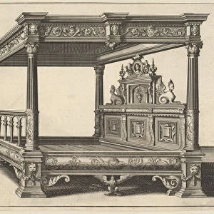 Canopy Bed from Verscheyden Schrynwerck (... ) [ Plusieurs Menuiseries (... ) ], 1658