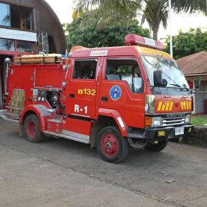 Canter fire appliance, Chile 2019. Creator: Unknown