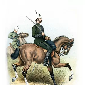The Cape Mounted Rifles, c1890. Artist: H Bunnett