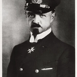 Captain Peter Strasser, German airship fleet commander, World War I, 1916-1918 (1933)