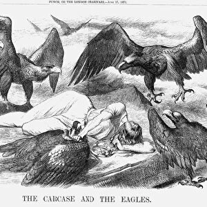 The Carcase and the Eagles, 1871. Artist: Joseph Swain