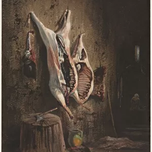 Carcasses, 1840-1860. Creator: Alexandre-Gabriel Decamps (French, 1803-1860)