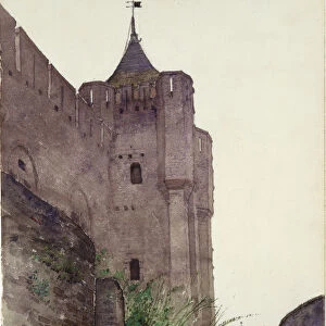 Carcassonne, 1926. Creator: Cass Gilbert