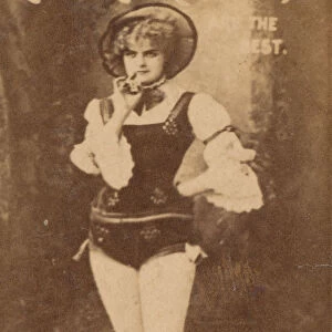 Card Number 243, Miss Vanness, from the Actors and Actresses series (N145-2) issued by Du
