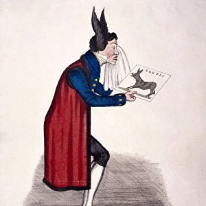 Caricature of Sir John Key, c1830