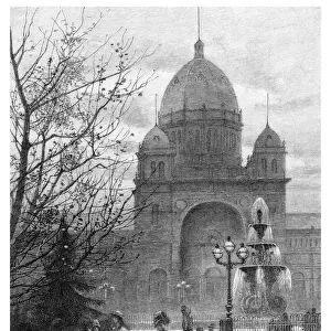 The Carlton Gardens, Melbourne, 1886. Artist: WJ Smedley