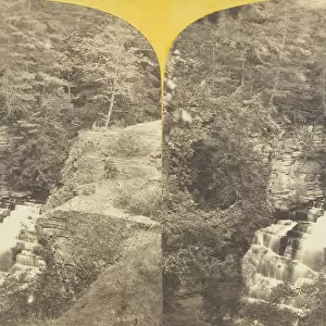 Cascadilla Creek, Ithaca, N. Y. 6th Fall, or Giants Staircase, near Willow Pond, 1860 / 65