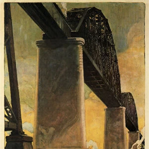 Castleton Cut-Off, 1925. Artist: Stoops, Herbert Morton (1887-1948)