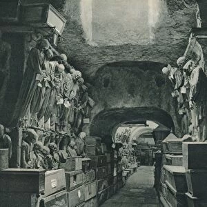 Catacombs of the Capuchins, Palermo, Sicily, Italy, 1927. Artist: Eugen Poppel