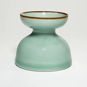 Celadon-Glazed Vase (Zhadou), Qing dynasty (1644-1911), 18th / 19th century