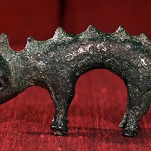 Celtic bronze boar, Hounslow, Middlesex, England, 1st century BC- 1st century AD