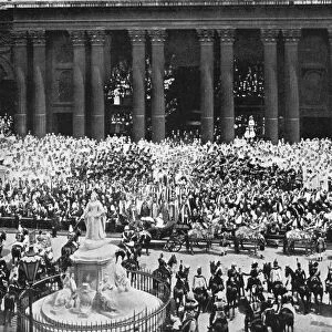 The ceremony of thanksgiving at St Pauls Cathedral, London, June 22nd, 1897