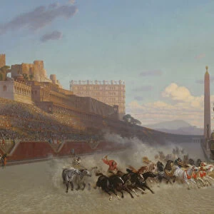 Chariot Race, 1876. Creator: Jean-Leon Gerome