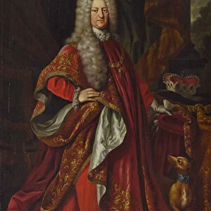 Charles III Philip, Elector Palatine (1661-1742) in the robes of the Order of the Golden Fleece, 173