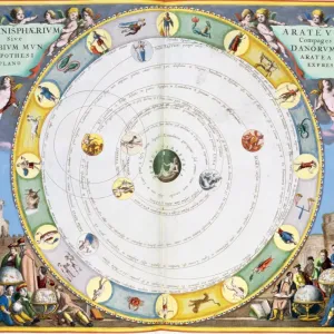 Chart Describing Planetary Movement, 1660-1661 Print Chart Describing Planetary Movement, 1660-1661 Print