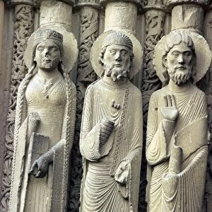Detail of Chartres Cathedral, 12th century