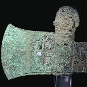 Chinese bronze axe-head, 11th century BC