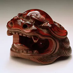 Chinese Lion Mask, 18th century. Creator: Unknown