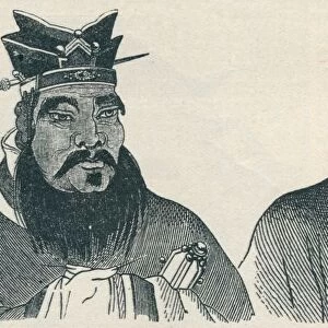 Chinese portraits of Confucius and his great follower Mencius, 1907