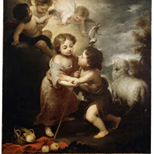 Christ and John the Baptist as Children, between 1655 and 1660. Artist: Bartolome Esteban Murillo