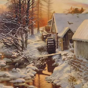 El Silencio de las Nieves, 1907. Creador: Joseph Farquharson El Silencio de las Nieves, 1907. Creador: Joseph Farquharson