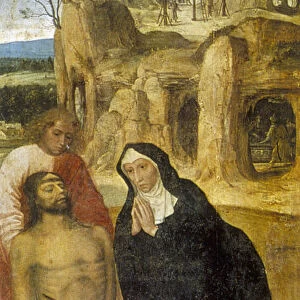 Christs Passion, detail from the altarpiece of St Antony, 16th century