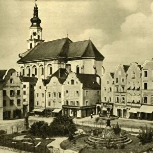 The Church of St George, Scharding am Inn, Upper Austria, c1935. Creator: Unknown