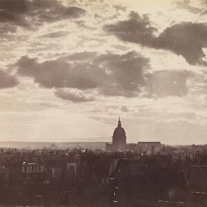 [Cloud Study over Paris], 1850s. Creator: Charles Marville