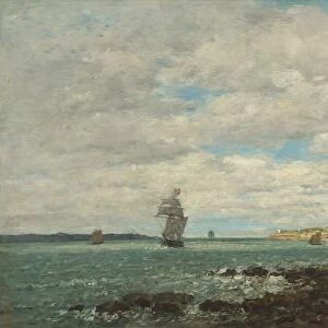 Coast of Brittany, 1870. Creator: Eugene Louis Boudin