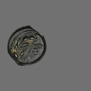 Coin Depicting an Olive Wreath, 30-31, Procurator: Pontius Pilatus (reign of Tiberius)