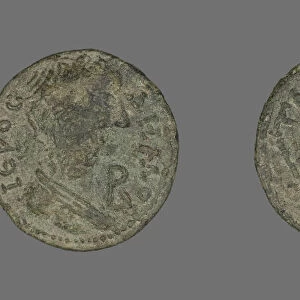 Coin Depicting Populus Romanus, 79-81 or 211-217. Creator: Unknown