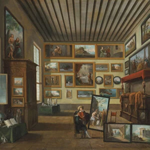 A collectors cabinet. Creator: Bison, Giuseppe Bernardino (1762-1844)
