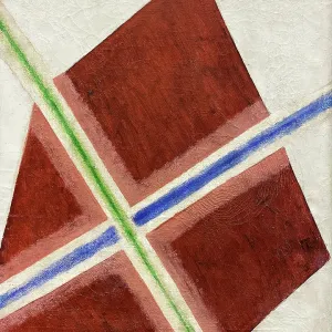 Print of Olga Rozanova's Composition with Diffusion of Color, 1917 Print of Olga Rozanova's Composition with Diffusion of Color, 1917