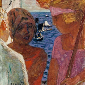 Conversation aArcachon, 1926-1930. Creator: Bonnard, Pierre (1867-1947)