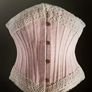 Corset, England, between 1890 and 1895. Creator: Unknown