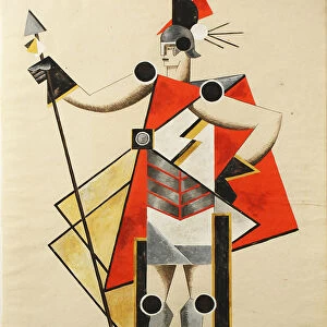 Costume design for the play The Invisible Lady, 1924. Artist: Exter, Alexandra Alexandrovna