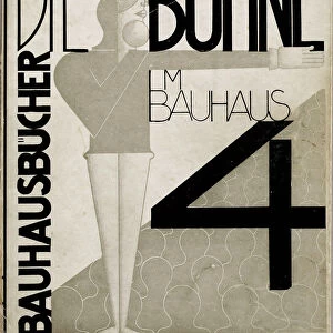 Cover design The stage at the Bauhaus (Die Bühne im Bauhaus), 1925. Creator: Schlemmer