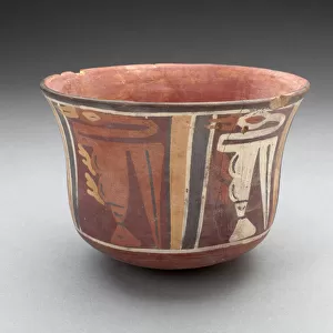 Cup Depicting Long-Necked Birds, 180 B. C. / A. D. 500. Creator: Unknown
