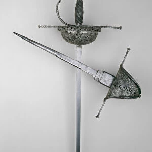 Cup-Hilted Rapier, Italy, c. 1650 / 60. Creator: Unknown