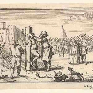 Cutting Off the Nose (Modern Military Punishments), after 1725. Creator: William Hogarth
