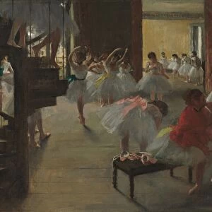 The Dance Class, c. 1873. Creator: Edgar Degas