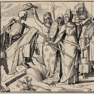 Also a Dance of Death, Sheet I (Resurrection of death), 1849