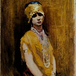 A dancer, End of 19th cen Artist: Ryabushkin, Andrei Petrovich (1861-1904)